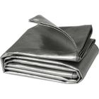 WOLTU Bâche de protection en polyéthylène, Bâche d’extérieur, Couverture de bateau,280g-m2, 3x6 m, Gris