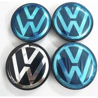 INSIGNE MARQUE AUTO 4 x centre de roue cache moyeu VW 76mm emblème logo pour volkswagen 7L6601149