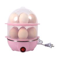 Cuiseur à œufs 220V multifonctionnel double couche d'oeufs électriques chaudière cuiseur vapeur utilisation de la