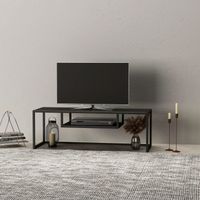 Meuble TV Isokyrö en métal 120 x 40 x 40 cm noir