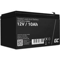 GreenCell® Rechargeable Batterie AGM 12V 10Ah accumulateur au Gel Plomb Cycles sans Entretien VRLA Battery étanche Résistantes