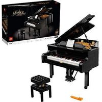 LEGO - LEGO 21323 Ideas Le Piano à Queue, Cadeau d'exposition à Collectionner avec Fonctions motrices et électriques