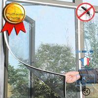 TD® Moustiquaire Pour FenêTreMoustiquaire Moustiquaire Avec Protection Anti-Moustiques Magic Tape 1,5x1,3m