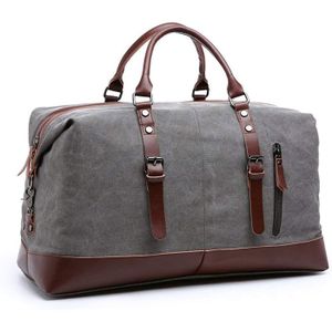 Sac Voyage Cuir Vintage 50x30x20 Cm – Étanche, D'occasion