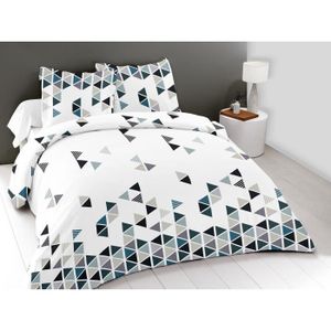 140 x 190 CM Ligne Douceur INKALA Parure DE Couette Multicolore