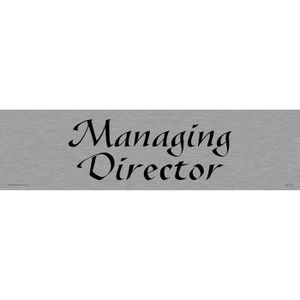 SIGNALISATION SÉCURITÉ Viking Signs ``Managing Director`` Panneau de port