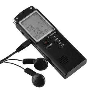 ENREGISTREUR VIDÉO Tbest Enregistrement vocal Enregistreur vocal multifonctionnel Intelligent LCD Audio Recording Pen HD Player (16G)