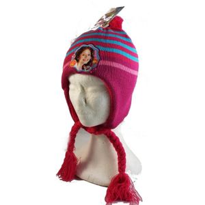 Bonnet D'Hiver Hello Kitty Péruvien Rose - Chaud Et Mignon Pour Enfant/Femme (Taille 54 Cm)
