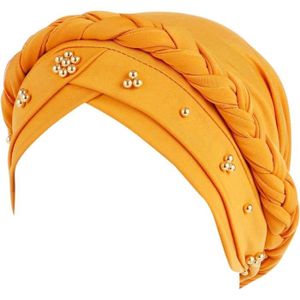 ECHARPE - FOULARD Bonnet Turban En Coton - Chimio Turban Casquettes Turban Chimio Coton Pour Filles Chapeaux De Travail Musulmanes Cheveux Sor[u11749]