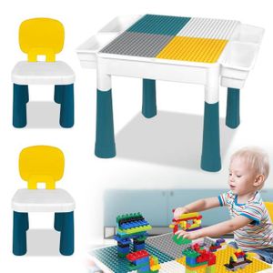 Table LEGO DUPLO - Avec chaises en bois - Rangement - 144 briques