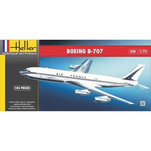 VAISSEAU À CONSTRUIRE Heller Boeing 707 Air France / BOAC - HE80452