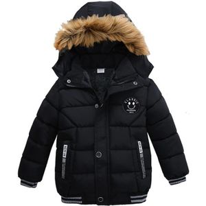 DOUDOUNE Blouson Manteau Fourrure Chaud Enfant Garçon Bébé 