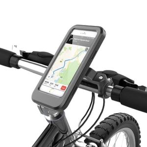 ENONEO Support Telephone Moto Etanche Porte Telephone Vélo Universel avec  Écran Tactile Sacoche Vélo Cadre Support Smartphone Guidon VTT jusqu'à 6.8