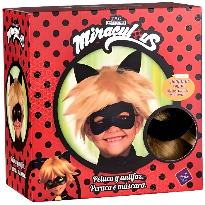 Masque Carton Ladybug Miraculous - Jeux et jouets RueDeLaFete