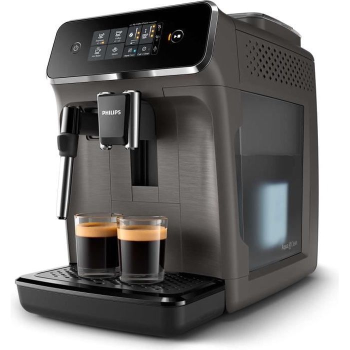 Philips Machine à café filtre, carafe thermique, 15 tasses, noir  (HD7546/20)