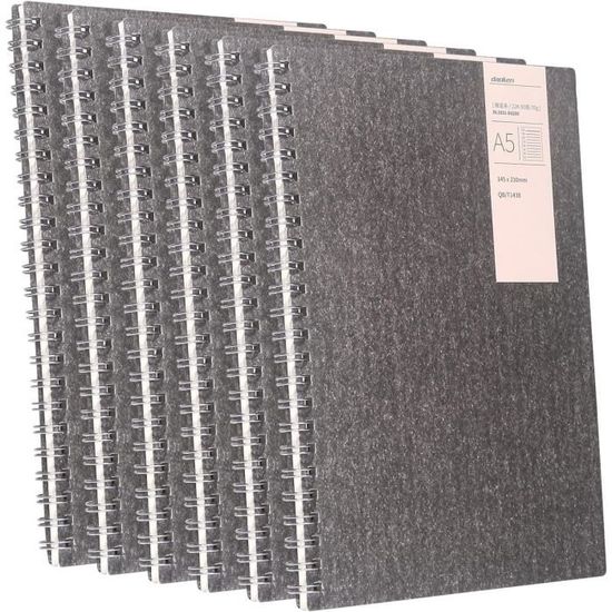 SOUJAP Lot de 20 carnets de croquis à spirale A5 vierges en papier kraft 60 feuilles/120 pages, petit carnet de croquis en vrac pour dessin, école, art et bureau SOUJAP Lot de 20 carnets de croquis à spirale A5 vierges en papier kraft 60 feuilles/120 pages, petit carnet de croquis en vrac pour dessin, école, art et bureau