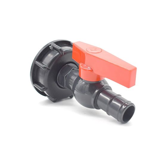 Raccord Robinet Pour Cuve IBC 1000 Litres - Filetage S60x6, Sortie 25mm - Pour Récupération Eau De Pluie