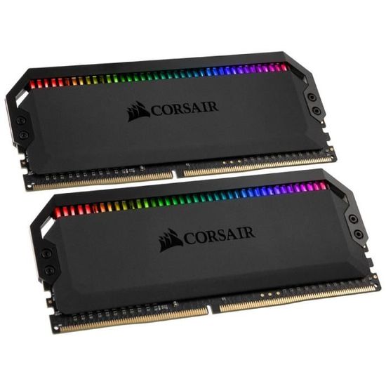 Corsair Dominator Platinum RGB Series, DDR4-3200, CL16 - 16 GB D 0,000000 Noir