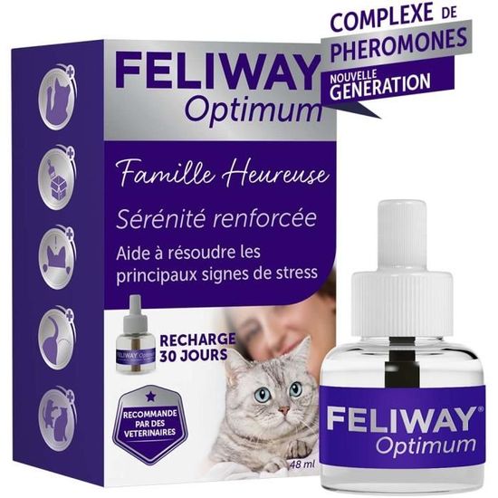 FELIWAY Optimum - Kit complet Diffuseur + recharge anti-stress