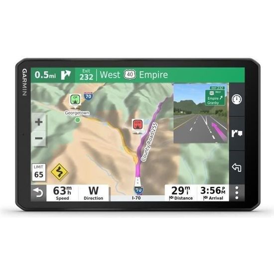 GPS pour campingcars Camper 795 GARMIN 7" info trafic en temps