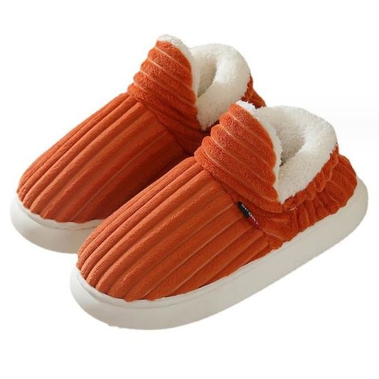 Chaussons Femme Hiver Chaud, Chaussons Chauds Et Douillets En Forme De Nuage Pour Homme Et Femme Pantoufles D Hiver Chaudes Et Pelucheuses Pour La Mai