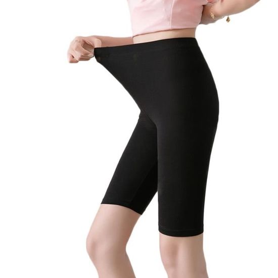 Shorty Cycliste Femme SIMIYA - Sous-jupe Anti-frottement - Taille Haute Sans Couture - 90% Polyamide 10% élasthanne