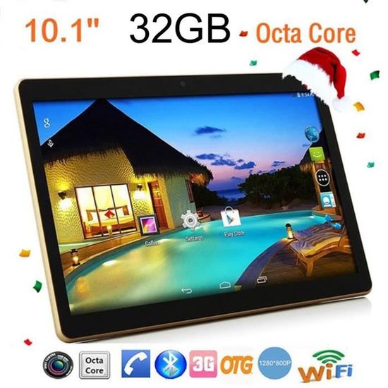 Tablette en plastique KT107, Tablette grand écran HD 10,1 pouces, Tablette  Android 8.10, Tablette portable, Tablette or 8G + 64G - Cdiscount  Informatique