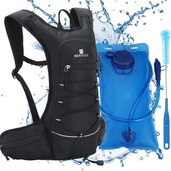 Poche Hydratation Unigear 2L/3L Sans BPA - Réservoir Eau Randonnée Vélo Camping