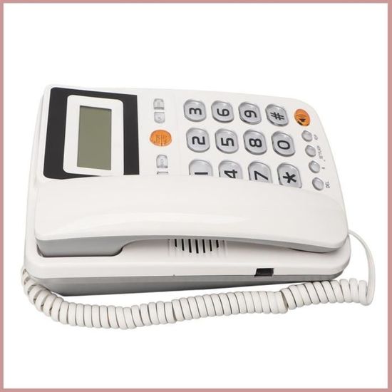 Téléphone Fixe à Grosses Touches Pour Seniors – Simple Et Pratique (SODIAL)