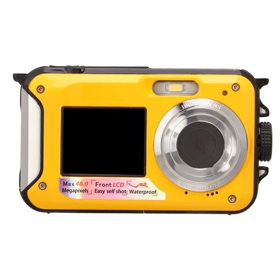HURRISE Caméra étanche Appareil photo numérique sous-marin étanche Full HD  2.7K 48MP 10 pieds Zoom numérique photo camescope Bleu - Cdiscount Appareil  Photo
