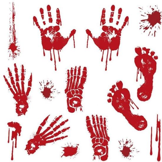 Autocollants De Fenêtre Pour Décorations D'Halloween