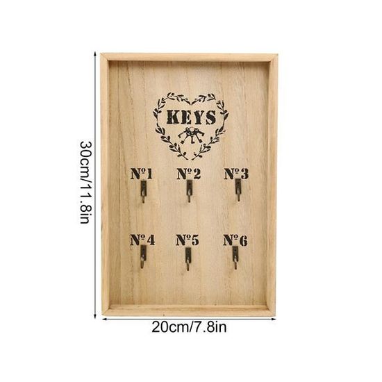 Carl KB-80 Armoire de sécurité en acier pour 80 clés avec serrure à clé, support mural