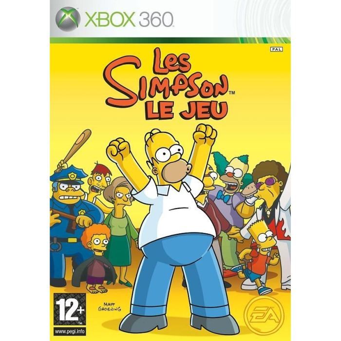 Les Simpson Le Jeu Jeu XBOX 360 Reconditionné - Electronic Arts reconditionné disponible sur Cdiscount Seconde Vie