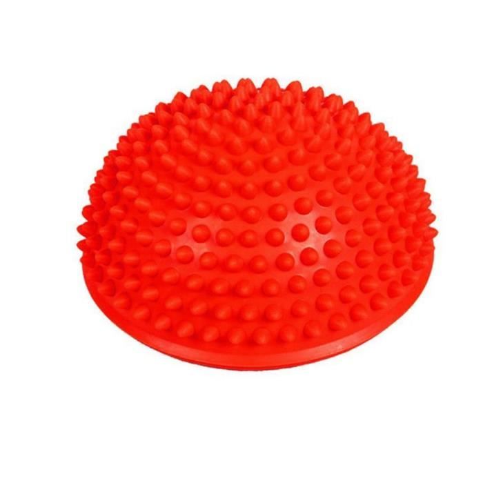 appareil de massage manuel -Demi-boule de Yoga gonflable exercice équipement de Fitness Balance ...- Modèle: Rouge - ZOAMFWZDA01090