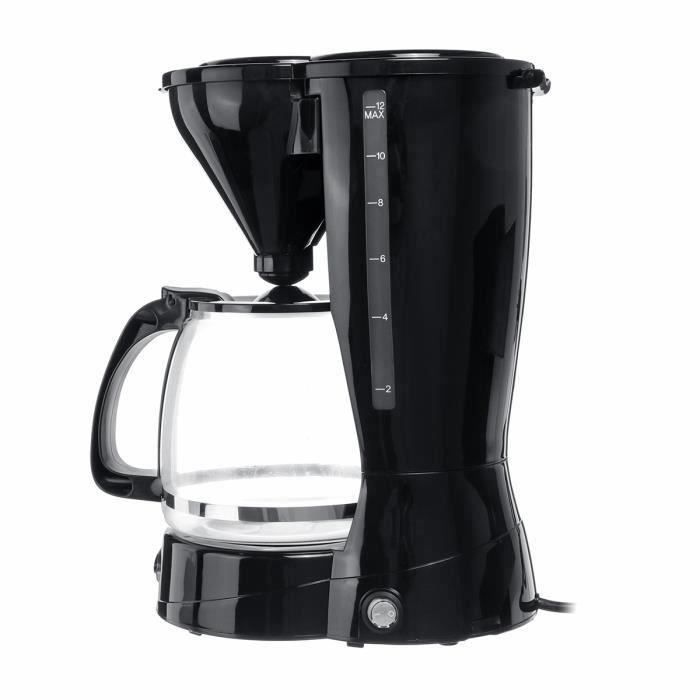 Machine à Café Cafetière - 12 tasses - 1500ml - 800W Gr45904