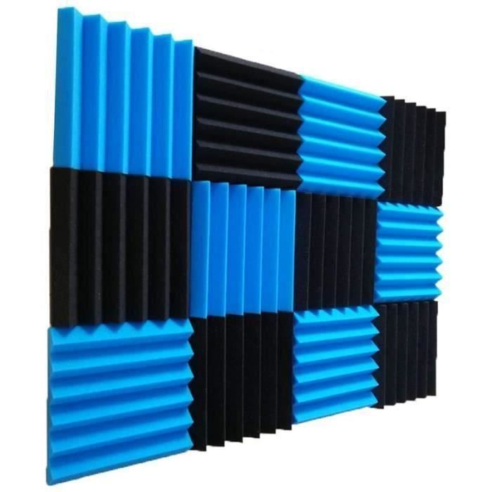 AGES 12 pièces panneau acoustique Studio insonorisé mousse cale tuile ignifuge Studio mousse coins sonores 5x30x30cm