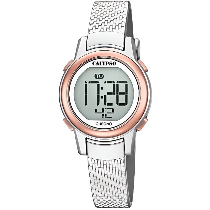 Calypso Femme Digital Quartz Montre avec Bracelet en Plastique K5736-2