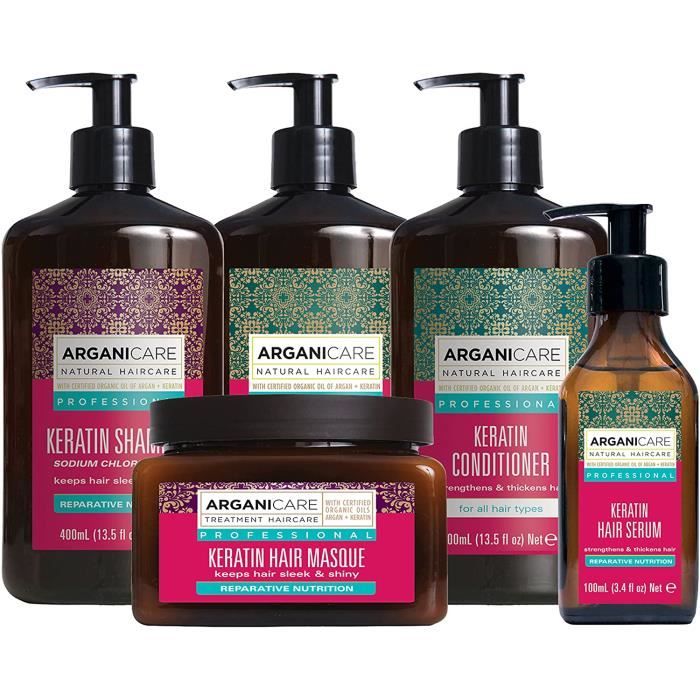 Soins des cheveux Arganicare AGN022 Masque Argan-Kératine 500 ml 147294