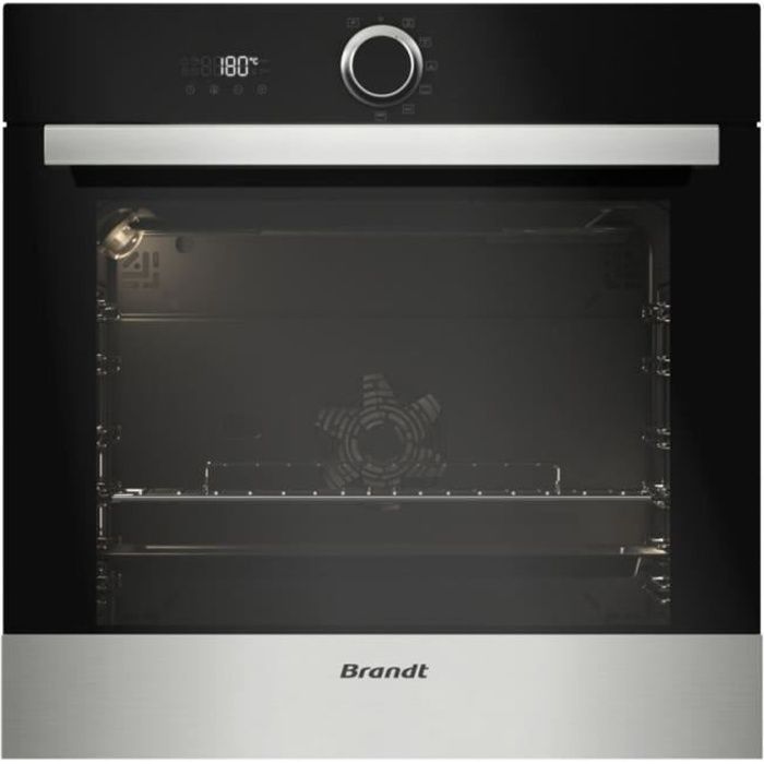 Four encastrable BRANDT BXP5330X Noir/Inox