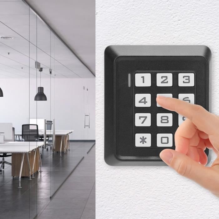 CHE Clavier de Porte Entrée Sans Clé Carte de Mot de Passe RFID 13,56MHz Système de Contrôle d'Accès Wiegand26