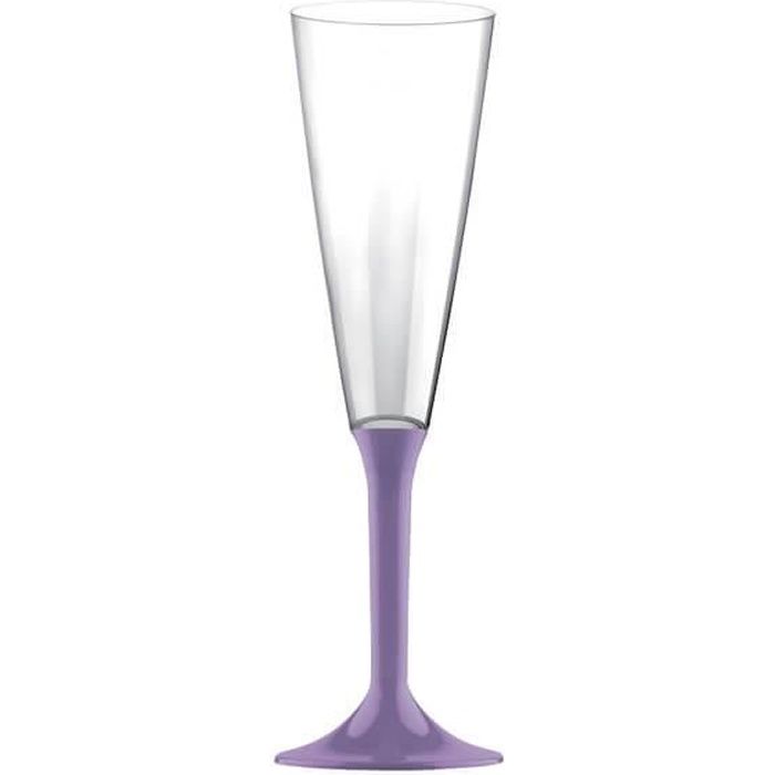 Flûte lilas 160ml (x10) REF/57585
