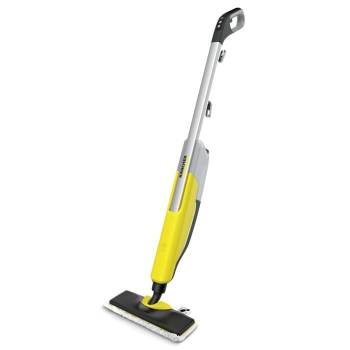 KARCHER SC2 Upright Easyfix - Balai Nettoyeur Vapeur autonomie illimitée - 1600 w - Elimine jusqu’à 99.99 % des virus et bactéries