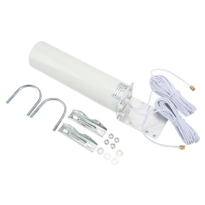KIMISS Antenne baril externe KJ‑001 4G 12dBi Omni Barrel Antenne Amplificateur de Signal 3G 4G Antenne Externe avec Double
