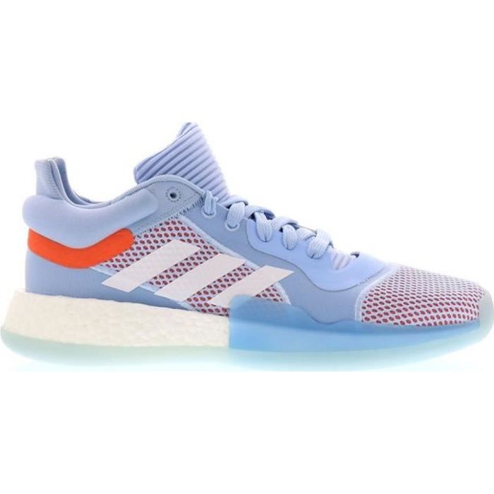 Chaussure de Basketball adidas Marquee Boost Low Blue claire pour Homme