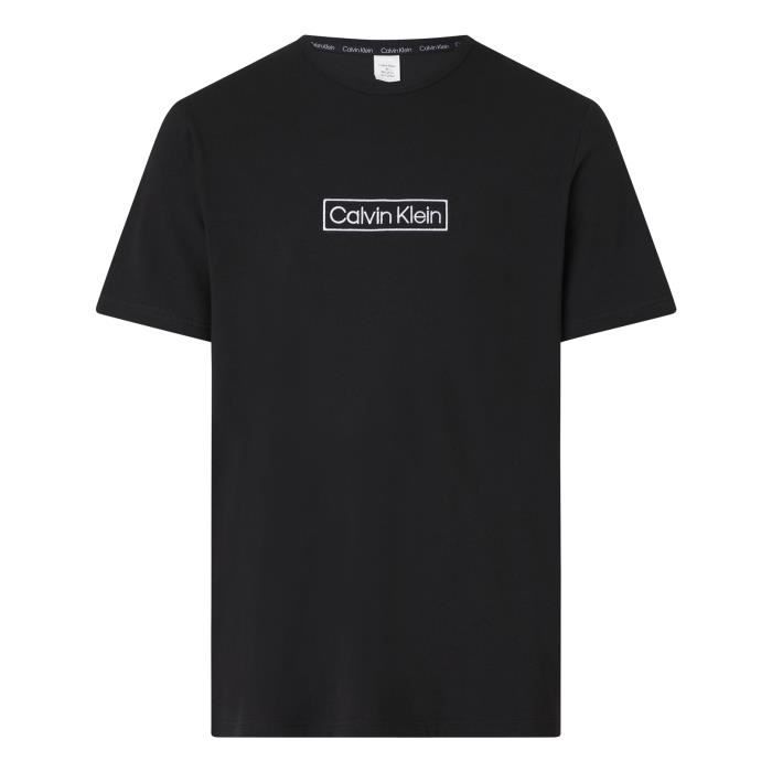T-shirt col rond Calvin Klein Noir