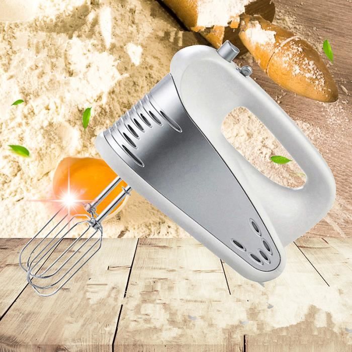Batteur Electrique Explore 200W Fouets En Chrome 5 Vitesses 2 Fouets Métalliques Électriques