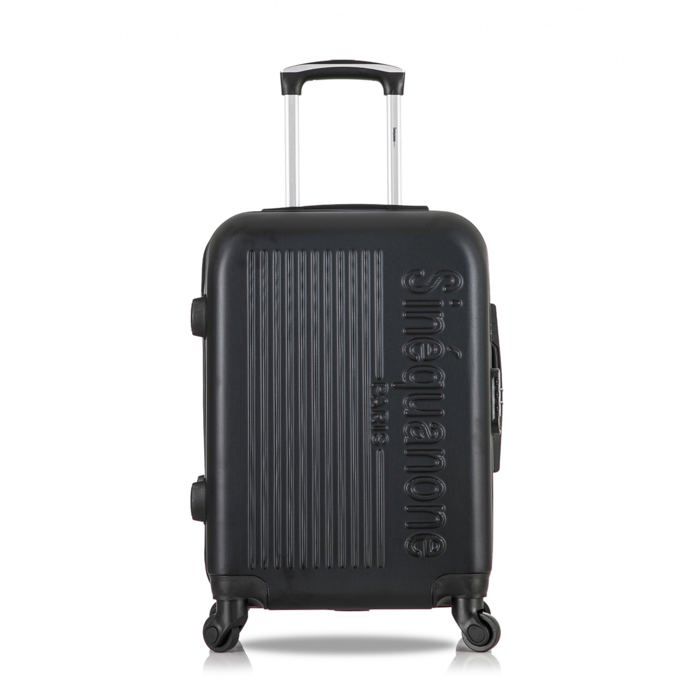 SINEQUANONE – VALISE CABINE - ABS – 55cm – 4 roues – CERES – NOIR