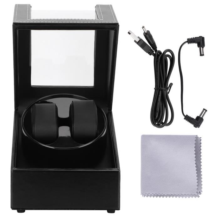 VGEBY boîtier de remontage de montre Boîte de remontoir de montre automatique pour montre mécanique USB Plug-in Display Case