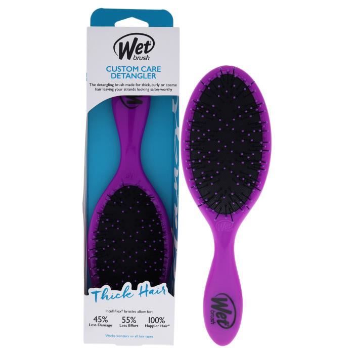 Brosse démêlante originale pour cheveux épais - Violet par Wet Brush pour unisexe - 1 Pc Brosse à cheveux