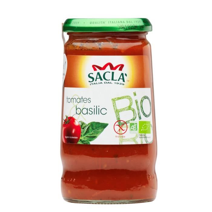 Tomates basilic bio - 345g